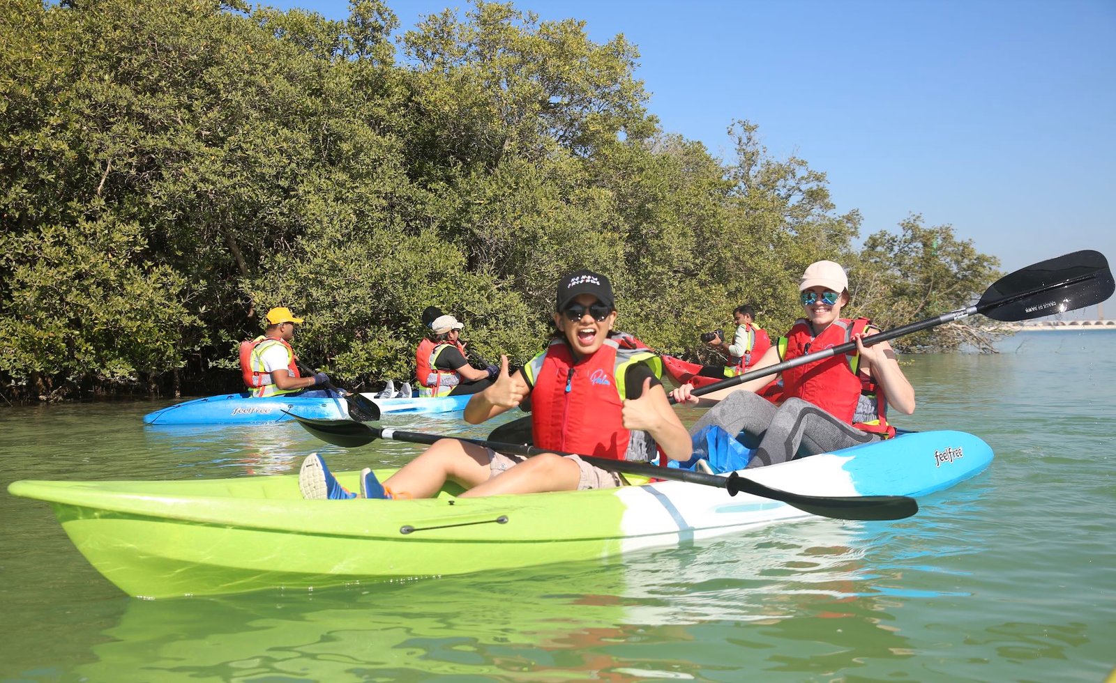 Kayaking CSR activity in Dubai UAE