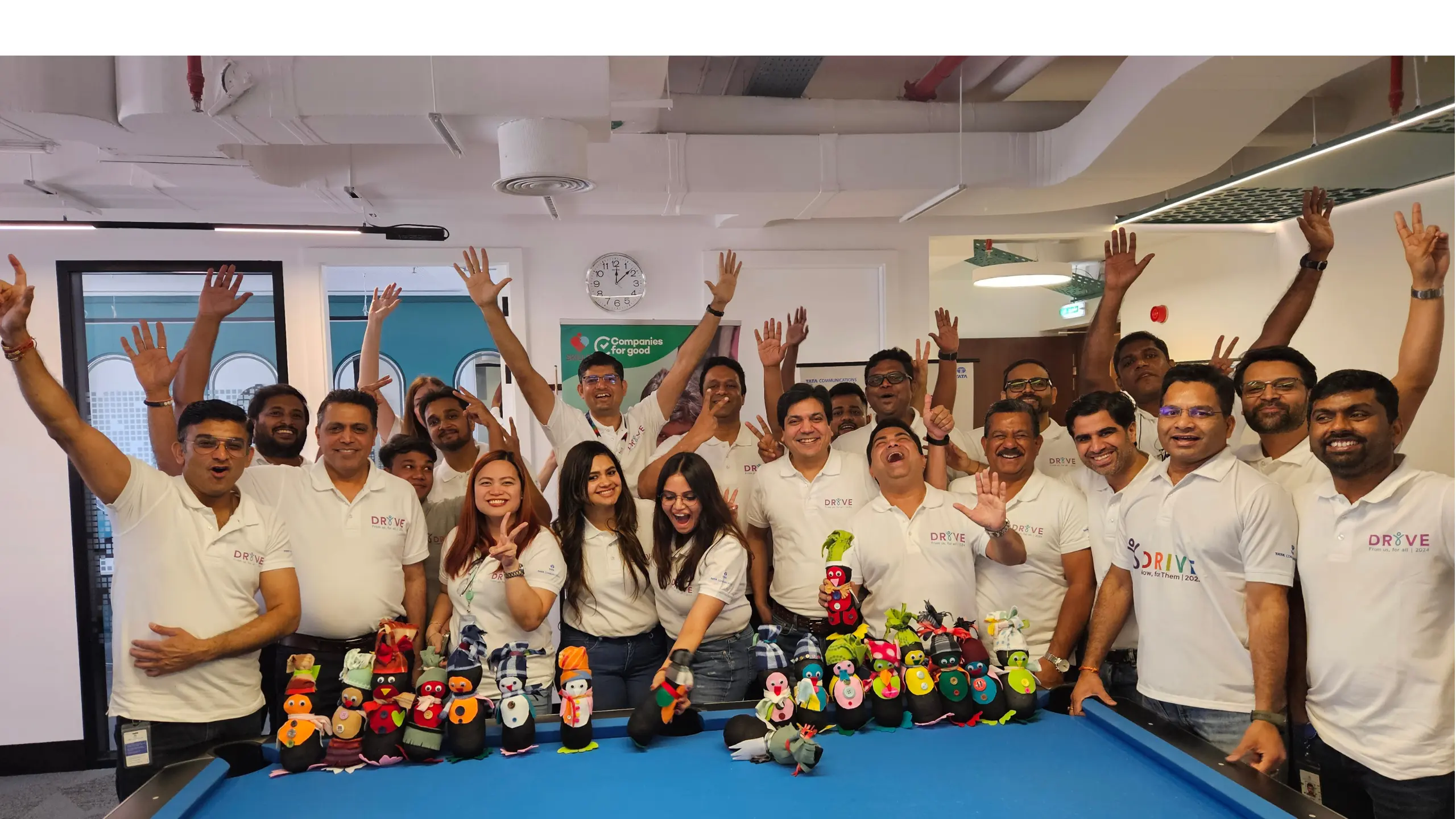 Tata Communications Team Builds Toys for Underprivileged Children