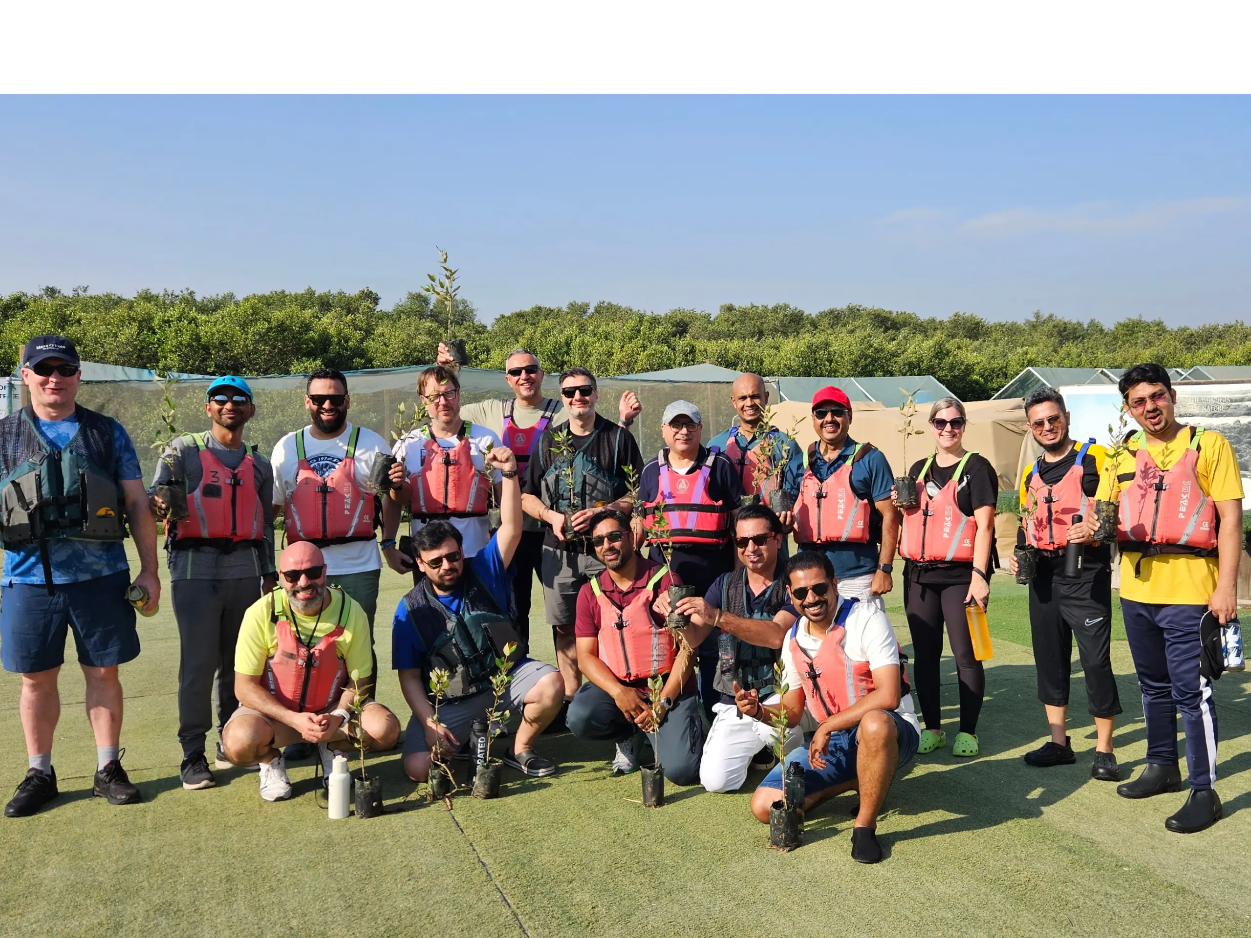 Mangrove Planting & Kayaking Activity with Belden Team