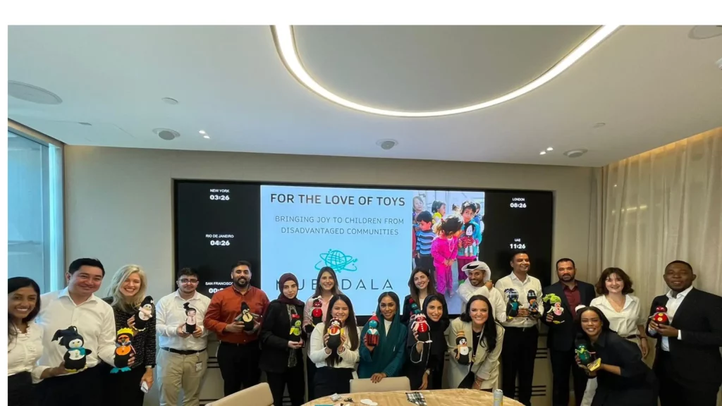 Mubadala Dubai team come together for Making Toys for Children in Need